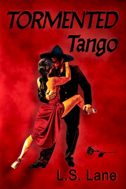 Two lovers embrace in the dance of the Tango